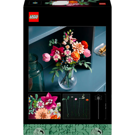 Lego Botanicals Rosa Blumenstrauß – Blumendekoration – 10342