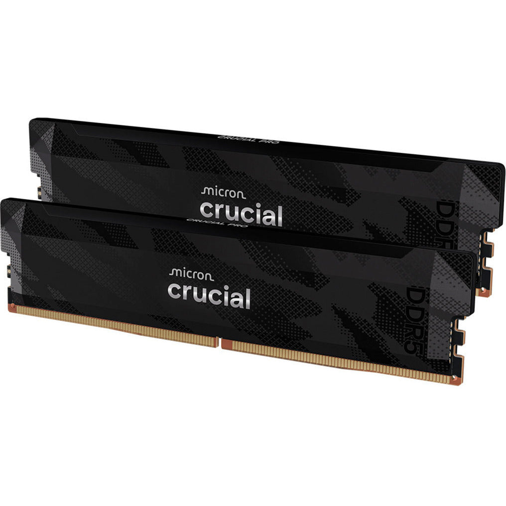 Crucial 32 GB DDR5-6400 (2x 16 GB) Dual-Kit-RAM (schwarz, Pro, XMP 3.0, AMD Expo)