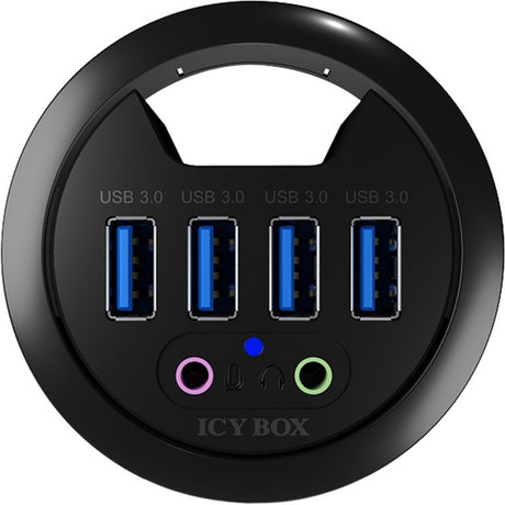 Icy Box ib-hub1403a USB-Hub (schwarz)