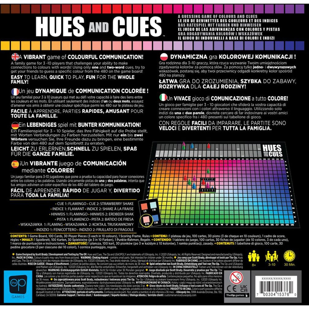 Farben und Hinweise des europäischen Spielernetzwerks