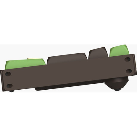 Iqunix F97 Happy Ape kabellose mechanische Tastatur (braun, US-Layout (QWERTZ), Gateron braun, 96 %, RGB-LEDs, Hot-Swap-fähig, PBT, 2,4 GHz | Bluetooth 5.1 | USB-C)