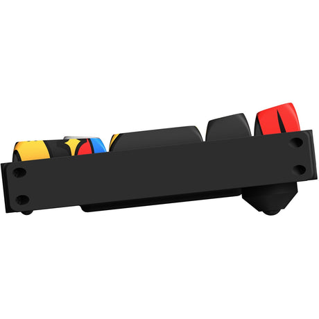 Iqunix F97 Graffiti Diary kabellose mechanische Tastatur (schwarz, US-Layout (QWERTY), Cherry MX Silent Red, 96 %, RGB-LEDs, Hot-Swap-fähig, PBT, 2,4 GHz | Bluetooth 5.1 | USB-C)