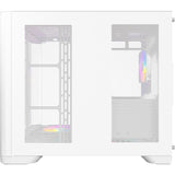 Antec C5 Curve Argb Midi-Tower-Gehäuse (weiß | 2x USB-A | 1x USB-C | gehärtetes Glas)