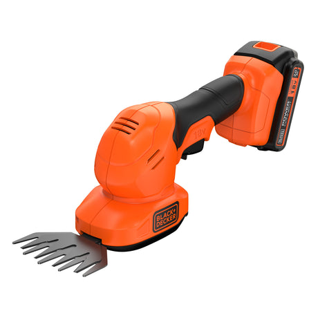 Black+decker bcss18b-xj 18V Gras- und Strauchschere (ohne Akku) (orange schwarz, Akku und Ladegerät nicht im Lieferumfang enthalten)