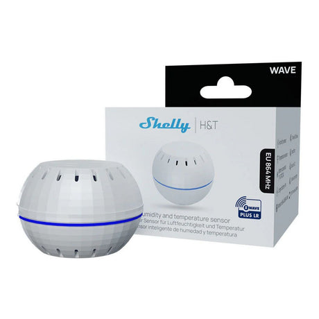 Shelly wave h t - white lr (eu) melder (wit, z-wave)