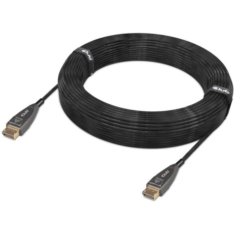Club 3D DisplayPort 1.4 aktives optisches unidirektionales Kabel (schwarz, 20 Meter, 4k 120 Hz, 8k 60 Hz)