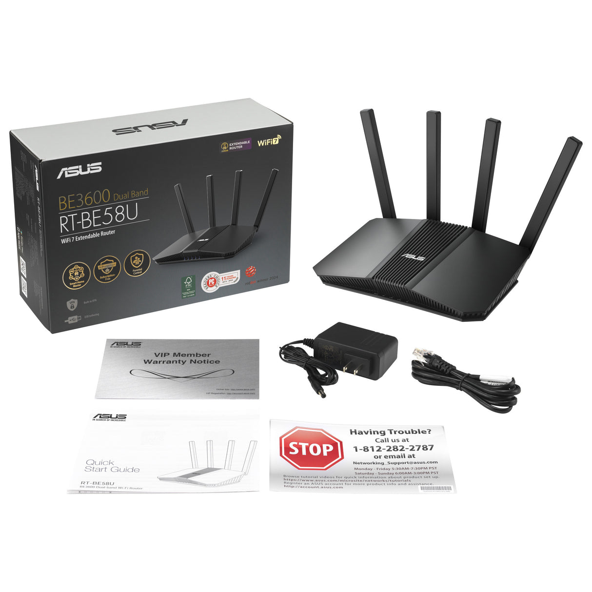 Asus rt-be58u v2 Router (schwarz)