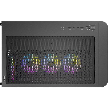 Antec C5 Curve Argb Midi-Tower-Gehäuse (schwarz | 2x USB-A | 1x USB-C | gehärtetes Glas)