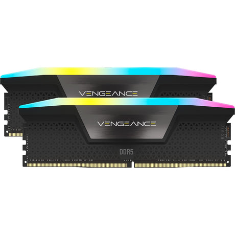 Corsair Vengeance RGB 32 GB DDR5-6000 (2x 16 GB) RAM (schwarz, cmh32gx5m2b6000c30, xmp 3.0)