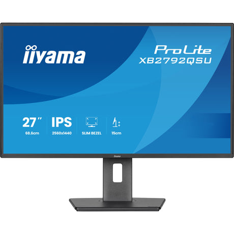 Iiyama Prolite xb2792qsu-b1 27 Monitor (schwarz, HDMI, Display Port, 2x USB-A, USB-B, 120 Hz)