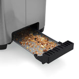 Prinzessin 142402 Edelstahl -Toaster 2 lange Schloss