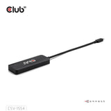 Club 3D USB-C auf Triple HDMI MST Hub 4K60Hz Adapter (Schwarz)