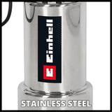 Einhell GC-DP 7035 N Eco Plus Schmutzwasserpumpe (Edelstahl rot)
