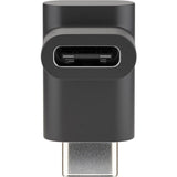 Goobay-Adapter USB-C-Anschluss> USB-C-Stecker, 90 °