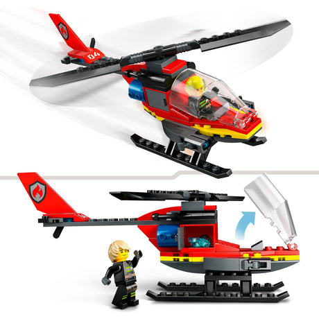 Lego City Feuerwehrhubschrauber – 60411