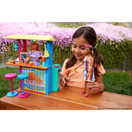 Barbie liebt das Puppenzubehör „Ocean Beach Shack“.