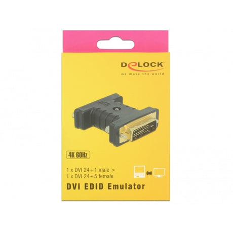 Delock DVI 24+1 Stecker auf DVI 24+5 Buchse Adapter (schwarz)