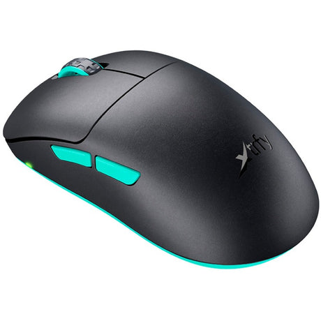 Cherry xtrfy m8 kabellose Gaming-Maus (Schwarz Mint, 400 - 26.000 dpi, USB 2,4 GHz)