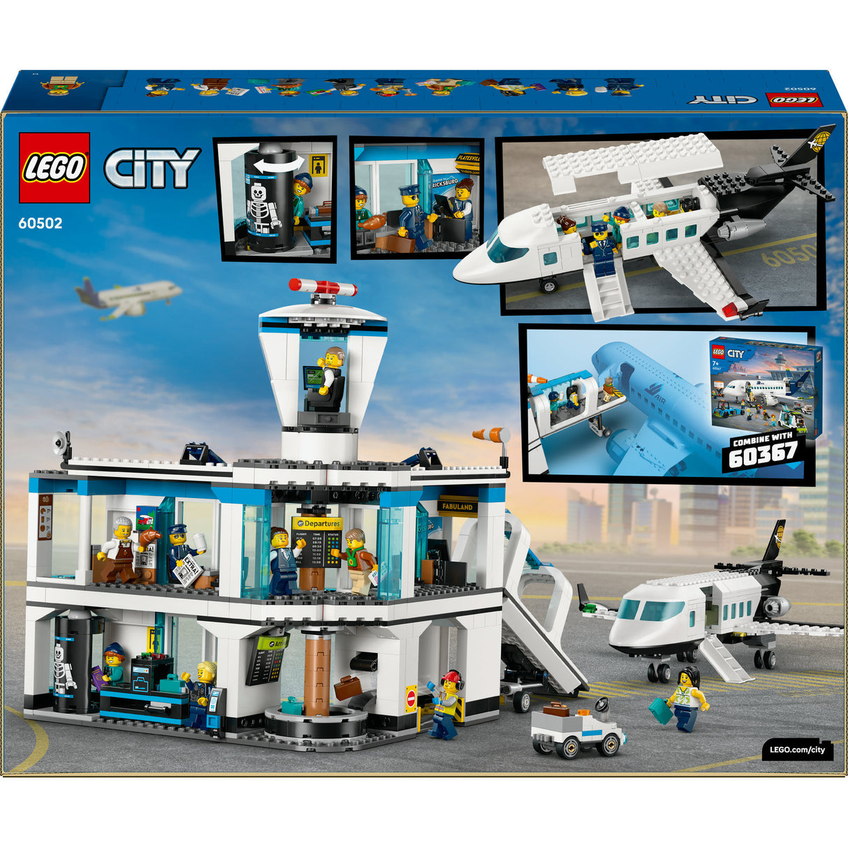 Lego My City 60502 Flughafen mit Flugzeug