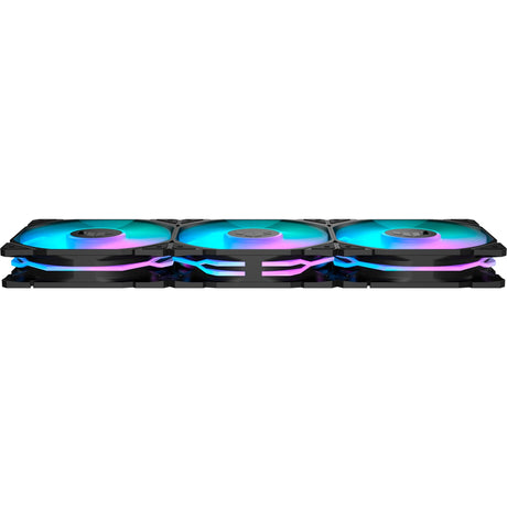 Asus TUF Gaming TR120 ArGB Gehäuselüfter (schwarz, 3 Stück, 120 x 120 x 25 mm)