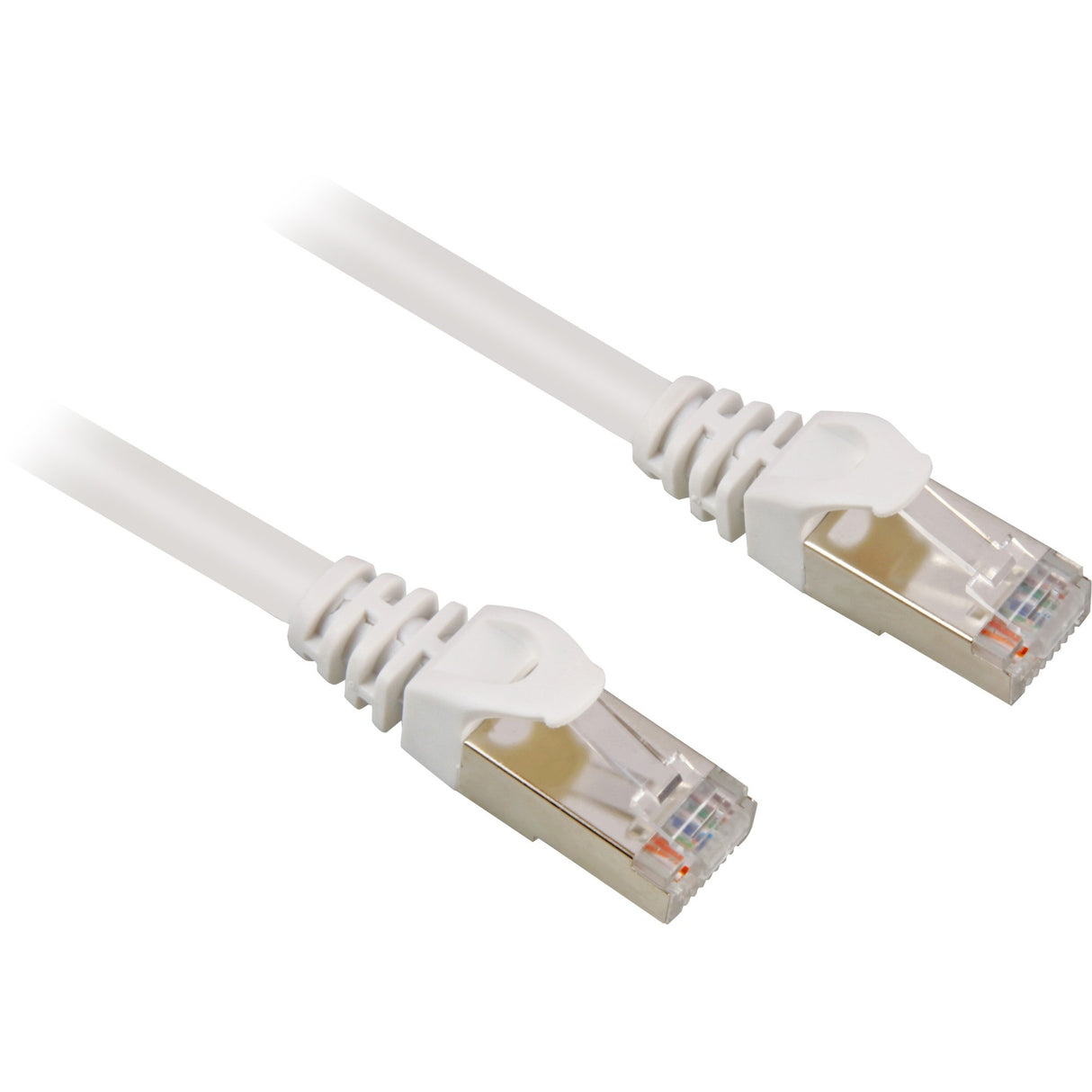 Sharkoon Netzwerkkabel SFTP, RJ-45 mit Cat.6 (weiß, 15 Meter)