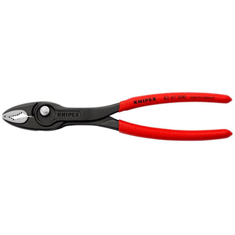 Knipex Frontgripzange | Länge 200 mm | polierte Kunststoffhülle | schwarz phosphatiert | 1 Stück - 82 01 200 - 82 01 200