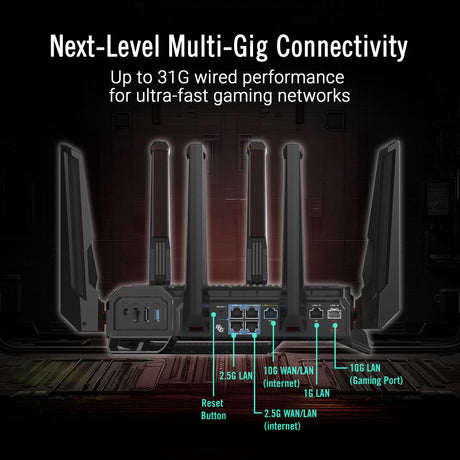 Asus rog rapture gt-bn98 router (zwart)