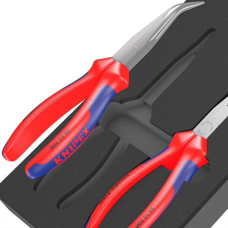 Wera 9781 Moosgummieinlage mit Knipex Zangenset 2, 3-teilig - 05150181001