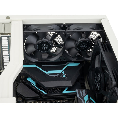 Silverstone FLP01 HTPC-Gehäuse (Creme | 2x USB-A | 1x USB-C)