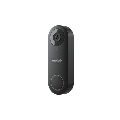 Reolink Smart 2K+ kabelgebundene PoE-Video-Türklingel mit Glocke (schwarz)