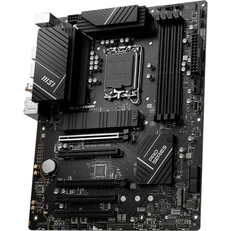 MSI Pro B760-P WiFi DDR4 Sockel 1700 Motherboard (RAID, 2,5 GB-LAN, WiFi, BT, Sound, ATX)