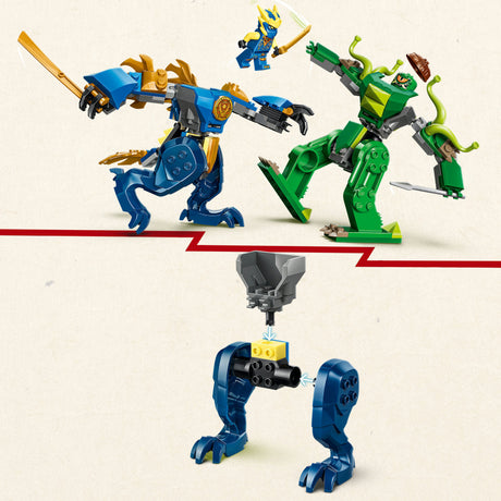 Lego® Ninjago® – Jays Drachen-Mech-Kampf – Spielzeug-Mech – Spielset mit 2 Minifiguren – 71853