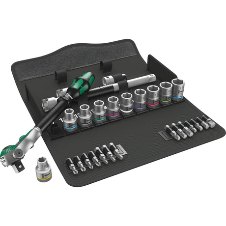 Wera 8100 SC 6 Zyklop Speed ​​Rattels Set, 1 2 Laufwerk