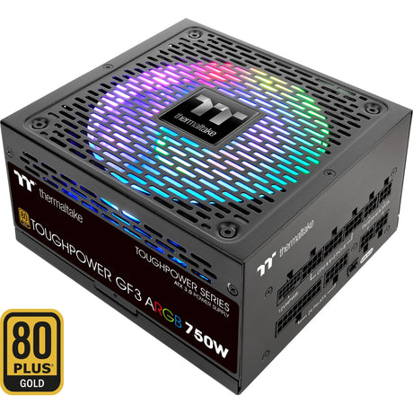 Thermaltake ToughPower GF3 ARGB Gen 5 EU Modulares 750-Watt-Netzteil (Schwarz, 4x PCIe)