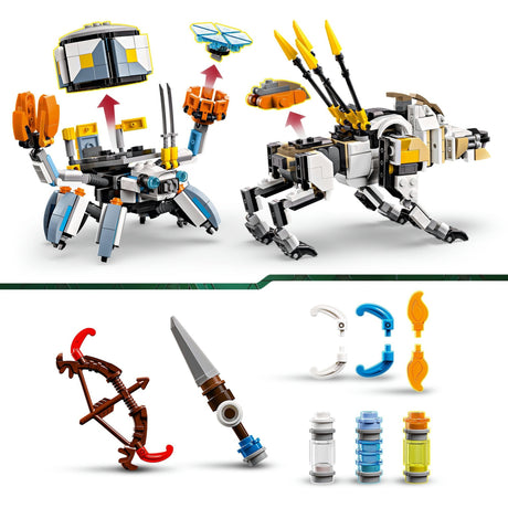 Lego® Horizon Adventures™ Aloy und Varl vs. Muschelläufer und Sägezahn – 77037