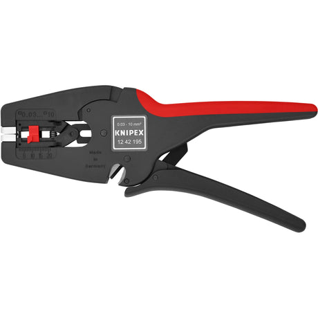 Knipex Multistrip 10 automatische Abisolierzange 1242195 (schwarz rot)