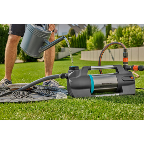 Gardena Bewässerungspumpe 6500 Silentcomfort (dunkelgrauer Edelstahl, 1300 Watt | Bluetooth)