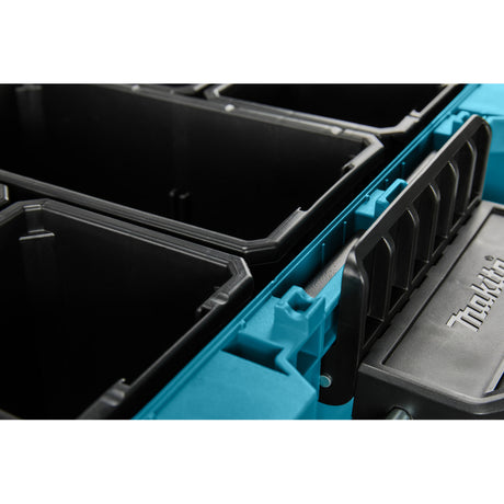Makita Maktrak Organizer Medium P-91045 Werkzeugkasten (Blau Schwarz)