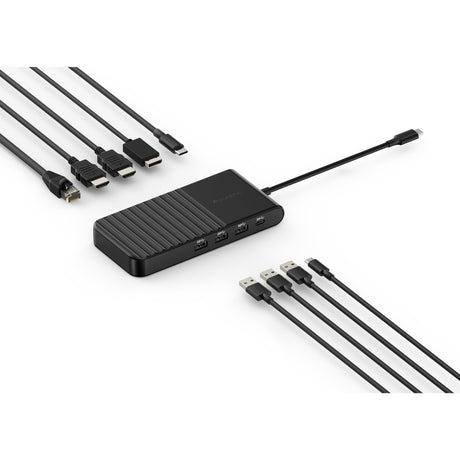 Kensington UH1500P EQ USB-C 5 Gbit/s Triple Video Driverless Mobile Dock Dockingstation (Schwarz)