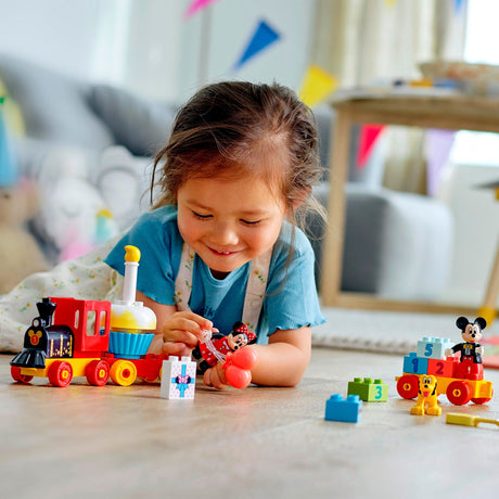 Lego Duplo Disney Mickey Minnie Geburtstagszug, baubares Spielzeug für Kleinkinder 10941