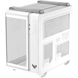 Asus TUF Gaming GT502 Horizon ArGB Midi-Tower-Gehäuse (weiß | 3x USB-A | 1x USB-C | gehärtetes Glas)