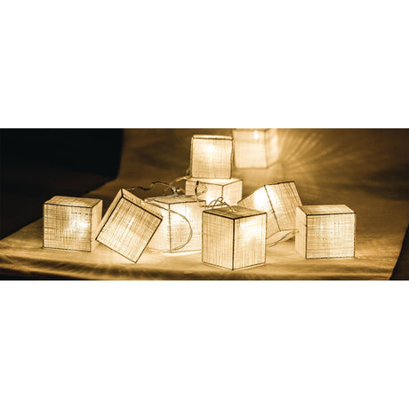 HQ-Lichterkette, quadratisch, mit 10 LEDs, Stimmungsbeleuchtung