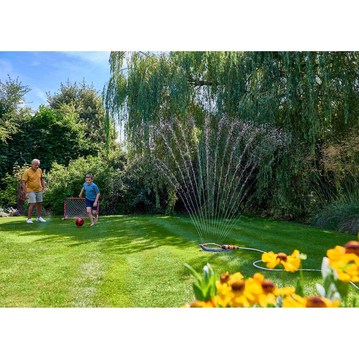 Hozelock aquasave pro 220m 220 m² Sprinkler (grau gelb)