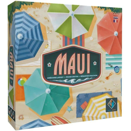 Asmodee Maui Brettspiel (Niederländisch, Französisch, 2 – 4 Spieler, 30 Minuten, ab 8 Jahren)