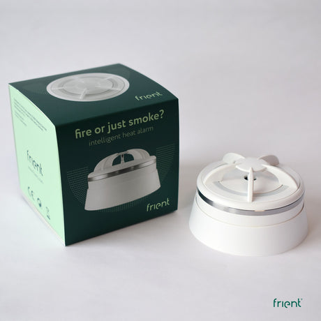 Frient intelligenter Hitzealarmmelder (weiß, Zigbee 3.0)