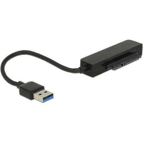 Delock USB-A 3.2 Konverter > SATA 22-Pin Stecker (schwarz, 0,15 Meter)