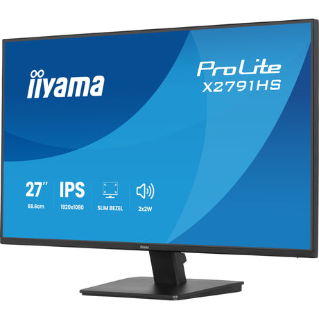 Iiyama Prolite X2791HS-B1 27 Monitor (Schwarz (matt), 120 Hz, HDMI, Display-Port, Audio)