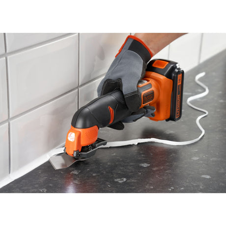 Black+decker bdcos18n-xj 18 V oszillierendes Multitool-Multifunktionswerkzeug (orange schwarz, Akku und Ladegerät nicht im Lieferumfang enthalten)