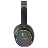 Hator phoenix 2 wireless over-ear gaming headset (zwart, rgb, 2.4ghz bluetooth 5.4 usb-c)