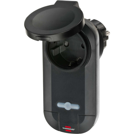 Brennerstuhl Funkschalter-Set RC CE1 0201, 2 Funksteckdosen (Outdoor IP44, mit Handsender und höherem Berührungsschutz) schwarz